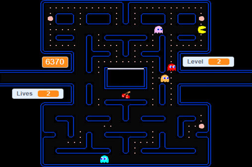 person playing pacman